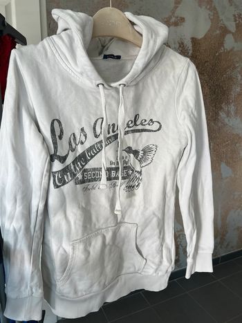 Sweat blanc cassé