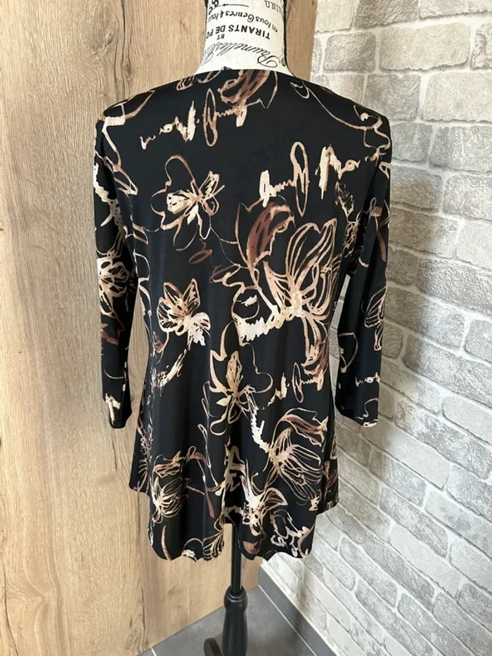 Blouse fluide manches 3/4 taille 42/44 - photo numéro 3