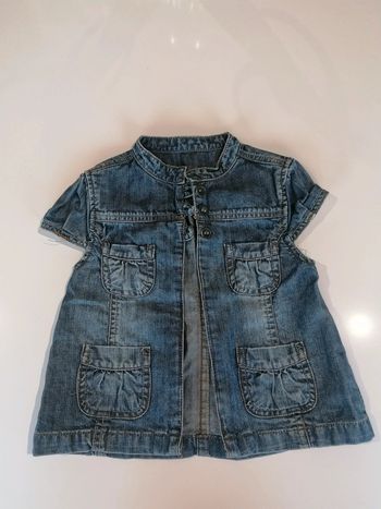 Veste sans manches en jeans T 5 ans 👧🏻