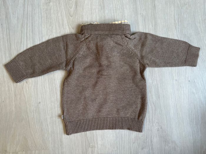 Pull effet 2 en 1 garçon Obaibi 6 mois - photo numéro 3