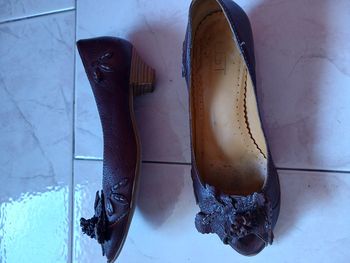 mocassins ouvert au bout marron 36 LST