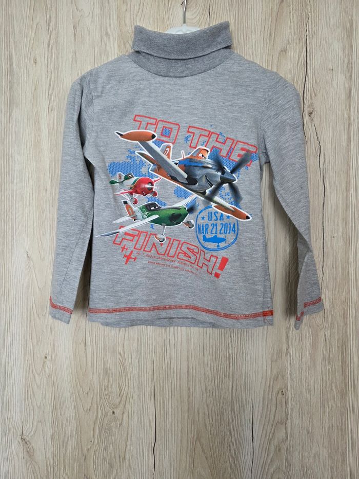 SOUS-PULL DISNEY PLANES GRIS TAILLE 6ANS