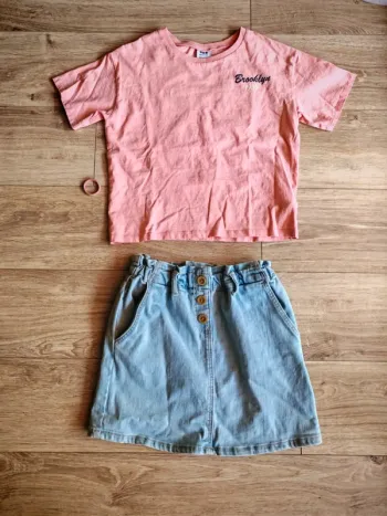 Ensemble jupe tao 10 ans rentrée scolaire