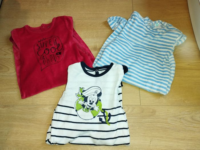 Lot de 3 pyjamas 12 mois
