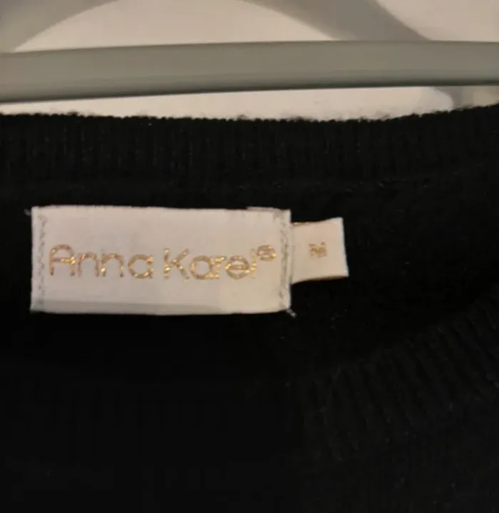 Robe pull noire neuve à ceinture – Anna Karel – Taille M - photo numéro 3