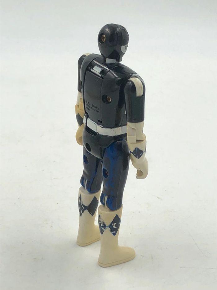 Figurine Power Rangers noir Flip Head Bandai 1993 14 cm - photo numéro 3