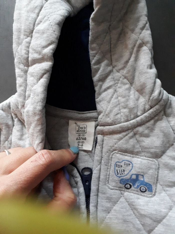 Gilet été poco piano 3-6 mois 62-68cm - photo numéro 3
