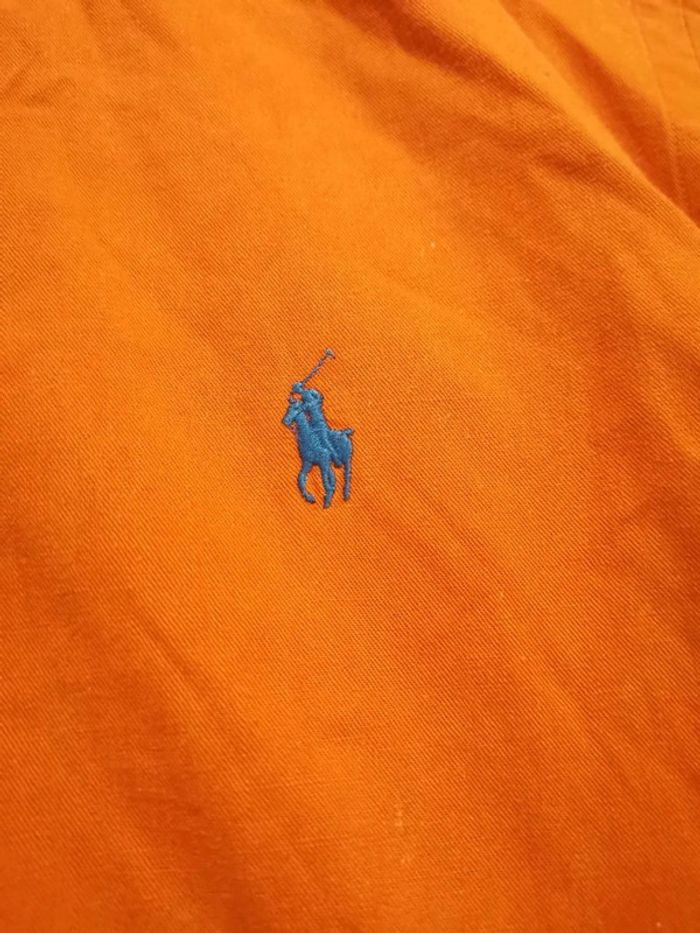 C60 chemise orange Ralph Lauren L - photo numéro 7