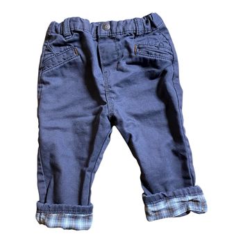 Obaïbi Pantalon gris anthracite Taille 6 mois