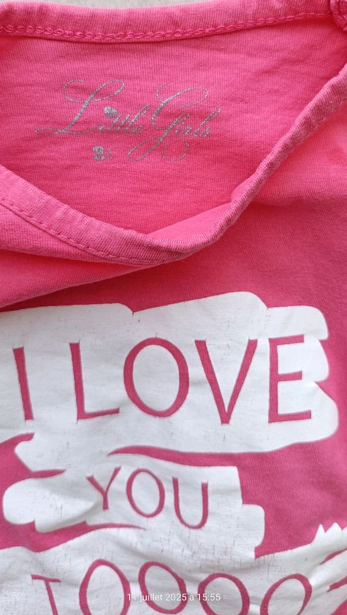 Tee-shirt fille - 3 ans - photo numéro 3