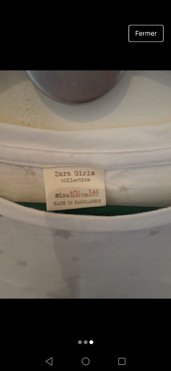 Haut blanc étoiles - photo numéro 3