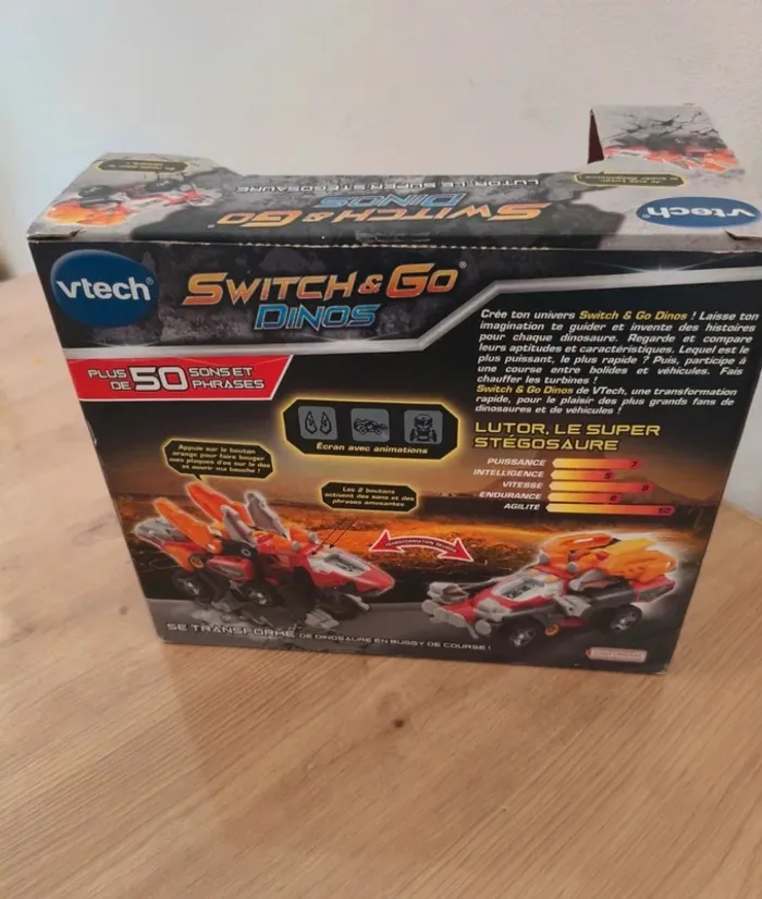 VTech Switch et go Dinos stégosaure - photo numéro 2