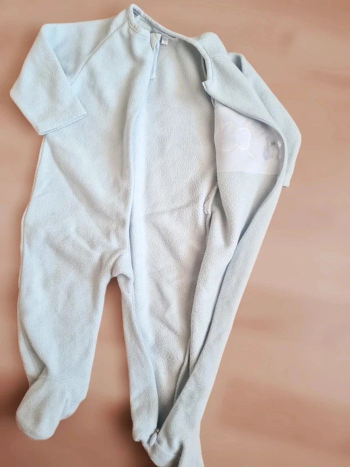 Grenouillère/surpayjama en polaire taille 12 - photo numéro 2