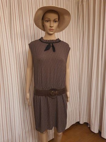 Robe Ganni marron taille XL