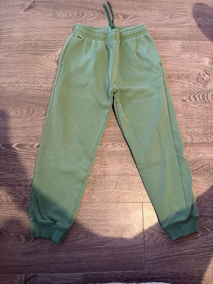 Jogging Lacoste taille 10 ans vert - photo numéro 2