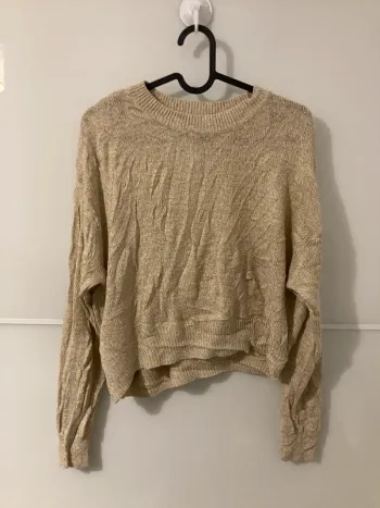 Pull beige léger
