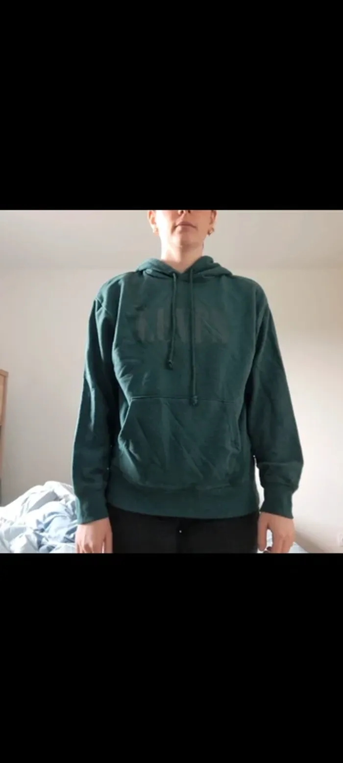 Sweat à capuche levi's bleu/vert - photo numéro 6