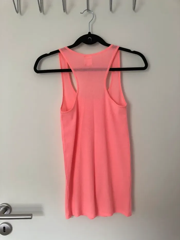 Débardeur rose fluo Zara taille M - photo numéro 4