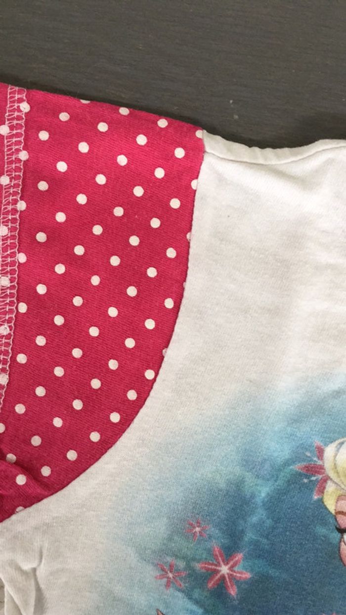 Tee shirt Reine dés neiges 4 ans - photo numéro 3