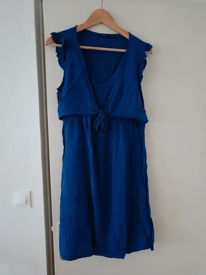 Robe compatible grossesse T.40 Kiabi indigo