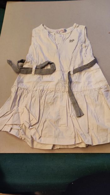 robe blanche 24 mois