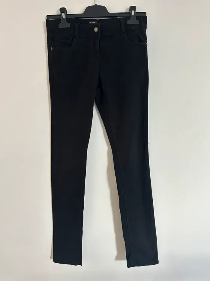 Pantalon noir Kiabi