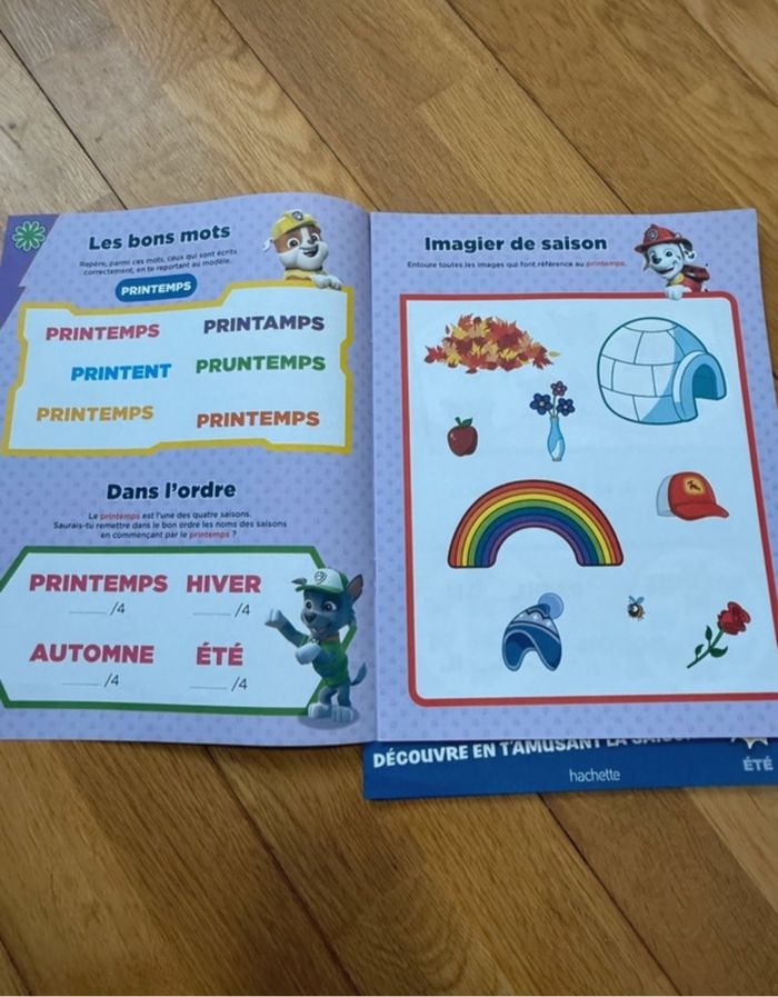 Lot de livres d’activité - Saisons - photo numéro 2