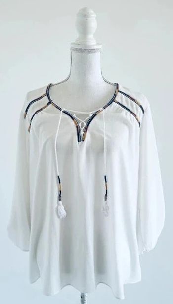 Blouse blanche Grain de malice