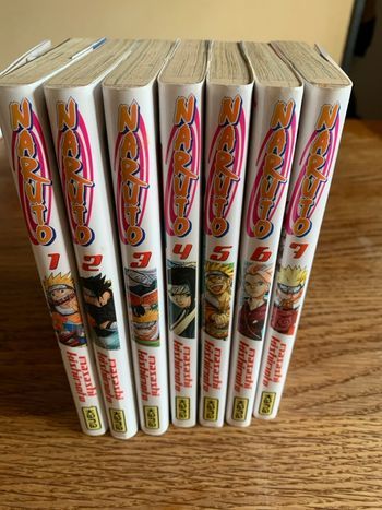 Lot 7 mangas Naruto