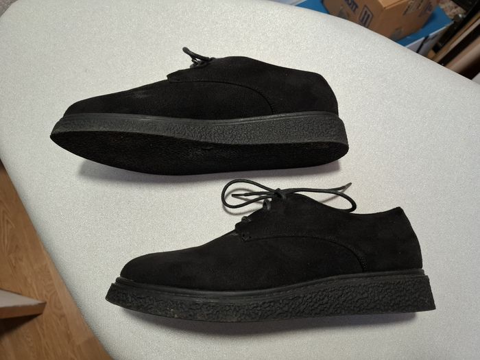 Belles chaussures derby femme G'Woman daim noir 39 comme neuves - photo numéro 5