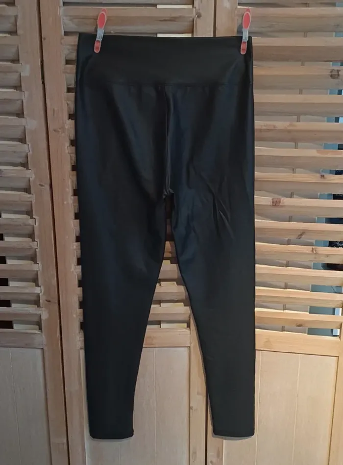 Leggings huilé noir femme taille 38/40 - photo numéro 2