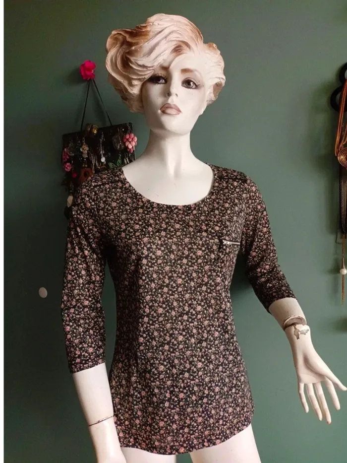 Blouse fleurie 38