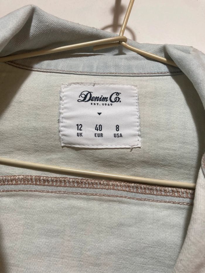 Veste en jean clair Denim & co Taille 40 - photo numéro 2
