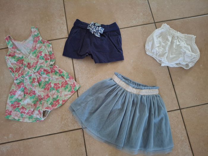Lot 23 mois short jupe bloomer