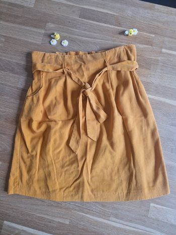 Jupe en suédine Camaïeu T.38