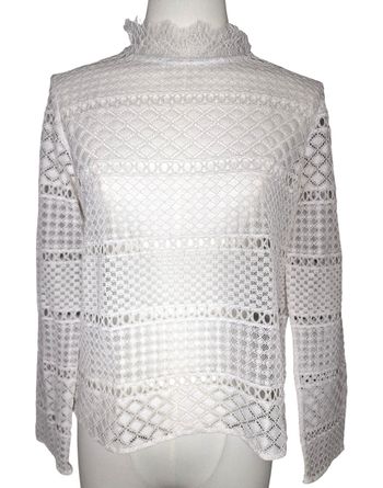 Blouse manches longues Comptoir des Cotonniers – Taille S – Blanc – État : Très bon