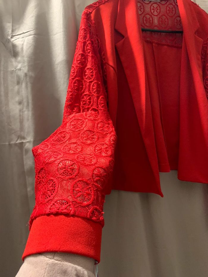 Veste rouge taille M - photo numéro 2