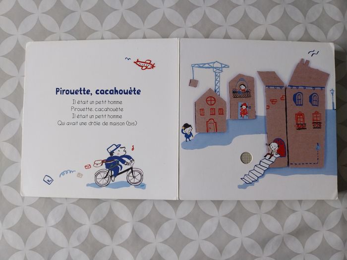 Livre sonore "Mes Chansons de France" Vol.1 – 6 puces audio – Bébé 1 an+ - photo numéro 3