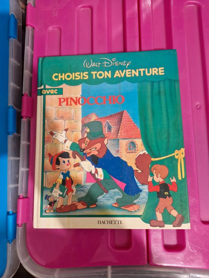Livre . Choisis ton aventure avec pinocchio. Walt dysney