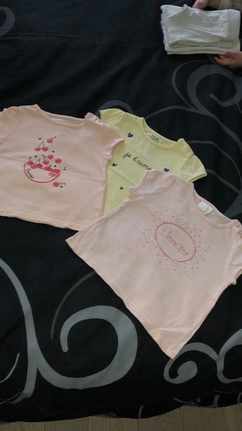 Lot 3 t shirt kiabi