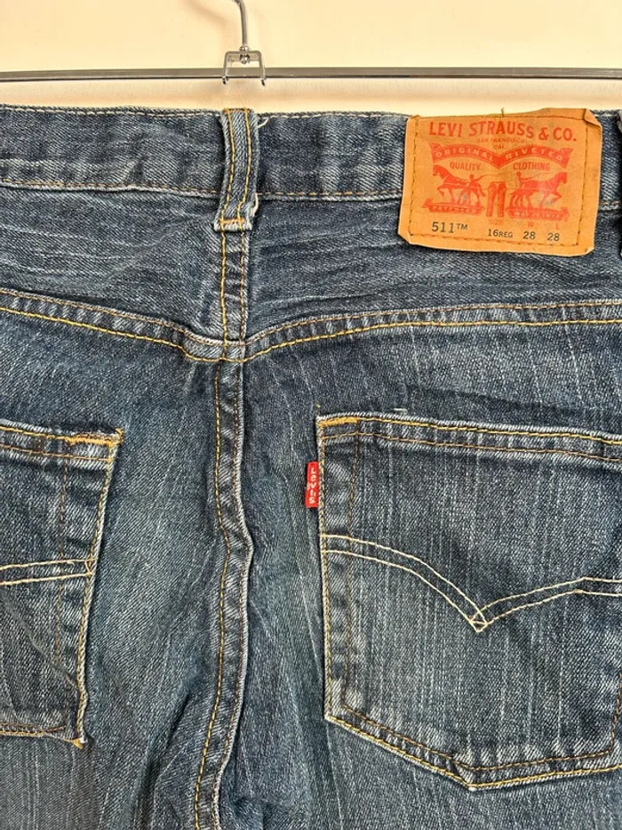 Jean Levi's Garçon Marine 16 ans | 511 Slim | Très Bon État | BP218 - photo numéro 8