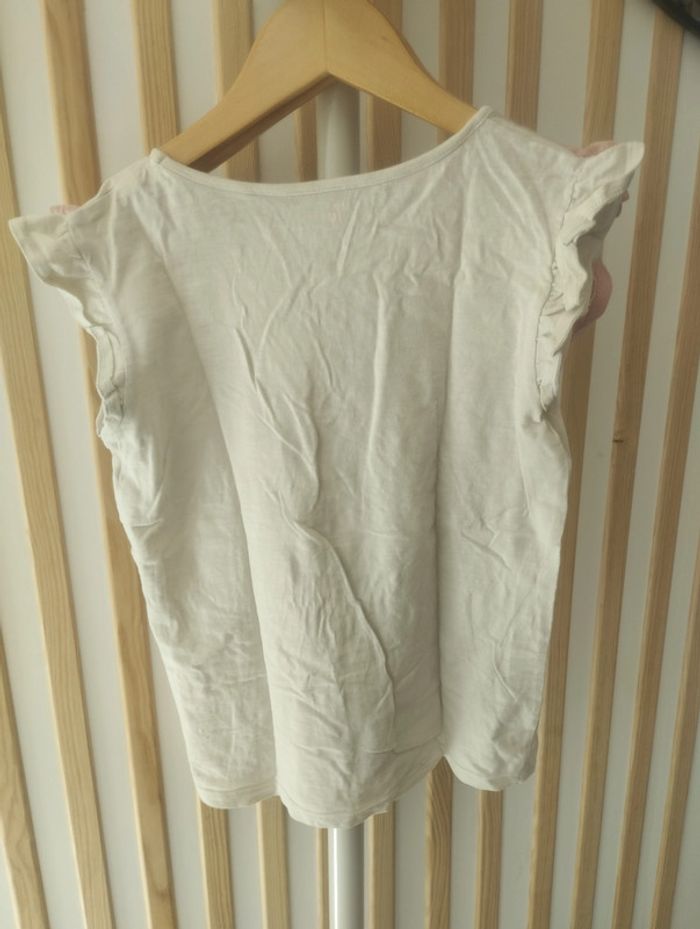 Lot t-shirts rose blanc TU blanc 10ans - photo numéro 6