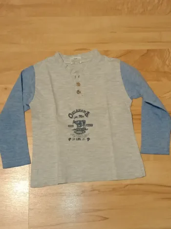 T-shirt ML gris 4 ans