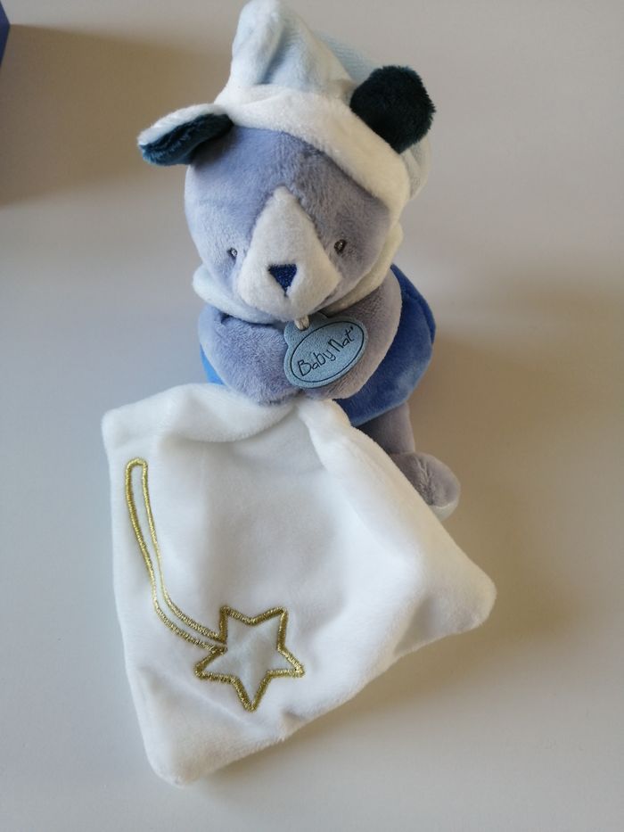 peluche ours luminescent babynat - photo numéro 4