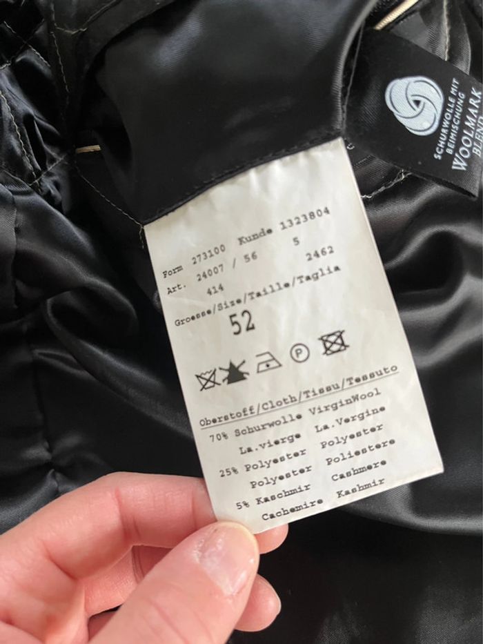 Manteau noir homme taille 52 marque Bugatti - photo numéro 8