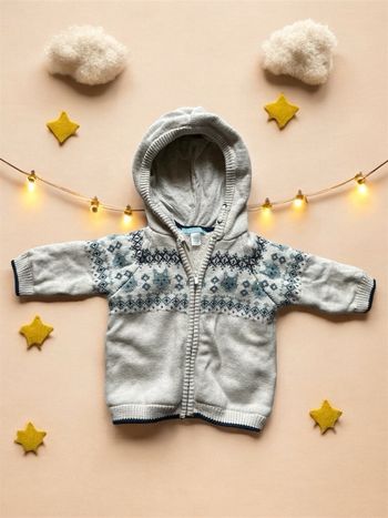 Gilet zippé obaibi 6 mois