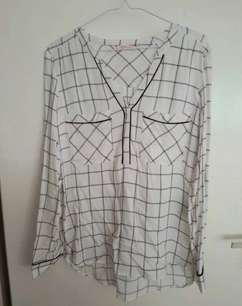 Blouse à carreaux