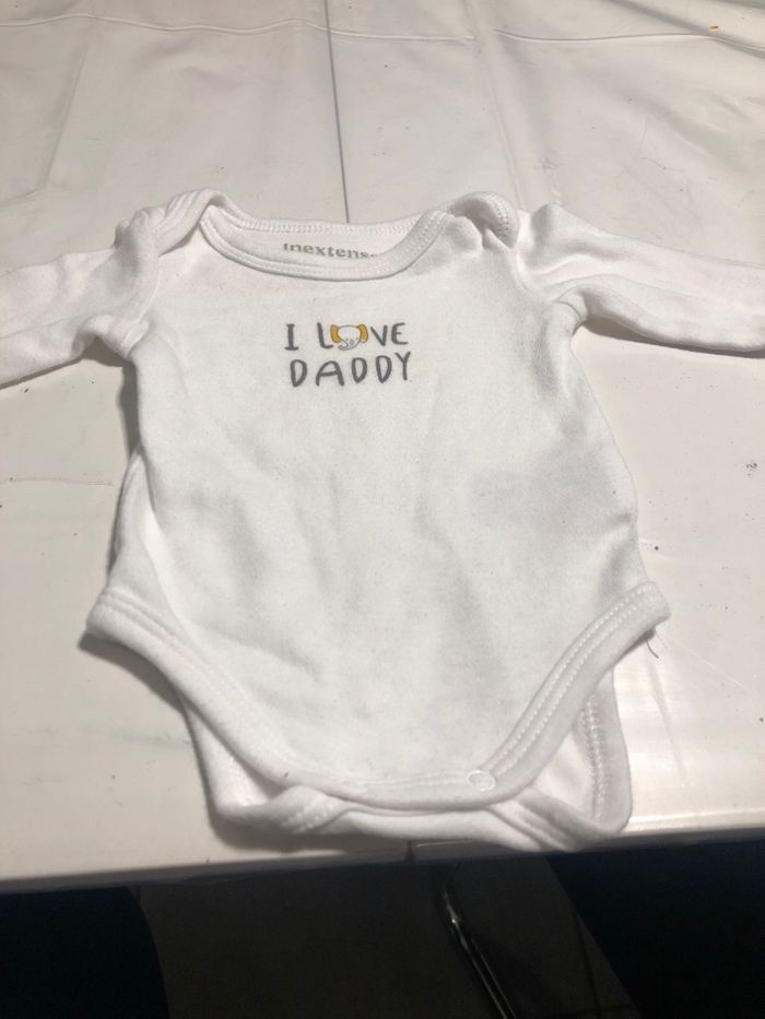 Body 1 mois I love Daddy