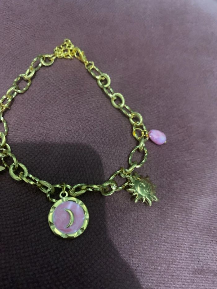 bracelet acier inoxydable doré - photo numéro 3