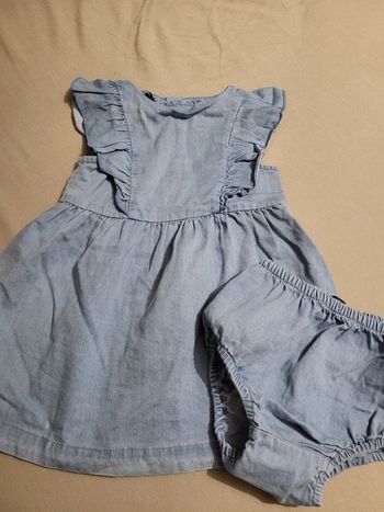 Robe en jeans et bloomer
